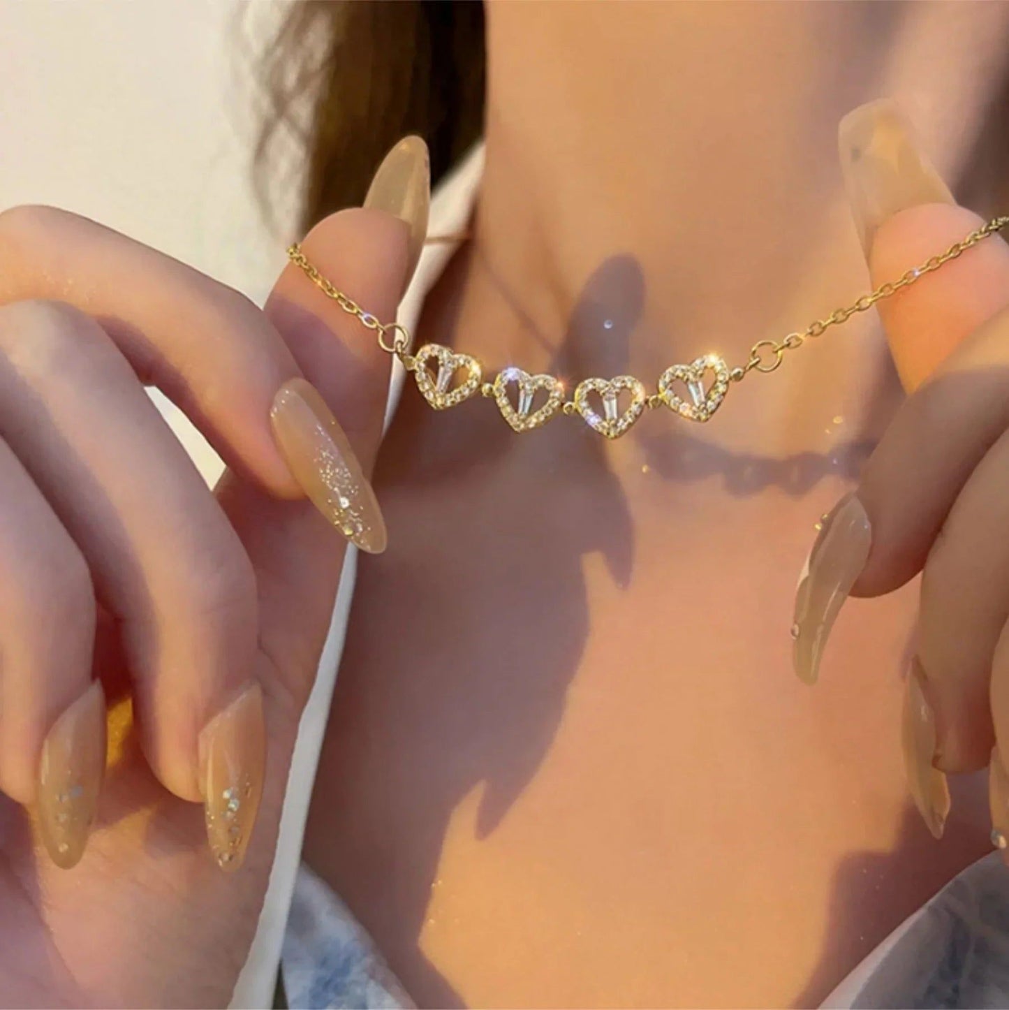 Collar Trebol Y Corazones - El regalo perfecto para la persona CORRECTA